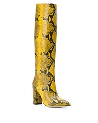 Paris Texas Snakeskin Print Boots
