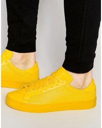 adidas Originals Court Vantage Adicolor Sneakers In Yellow S80254 ... بريود