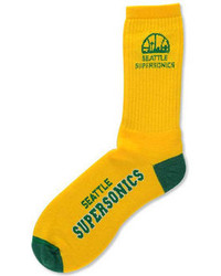 For Bare Feet Seattle Supersonics Deuce Crew 504 Socks