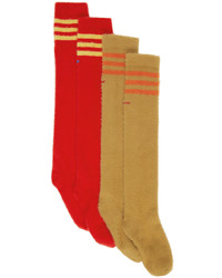 Wales Bonner Two Pack Multicolor Adidas Consortium Edition Socks