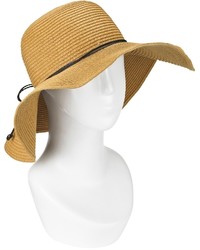 Natural Straw Hat With Tie