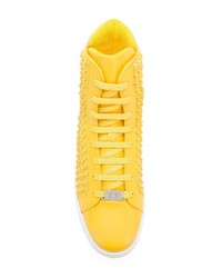 Philipp Plein Star Studded Hi Top Sneakers