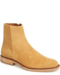 Yellow Suede Boots