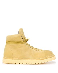 Yellow Suede Casual Boots