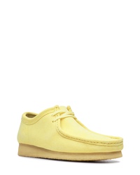 Yellow Suede Derby Shoes