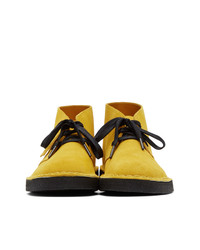 Clarks Originals Yellow Suede Coal Desert Boots