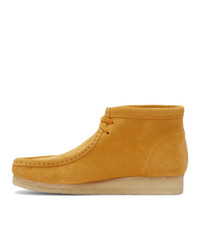 Clarks Originals Yellow Suede Wallabee Boots