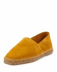 Tom Ford Barnes Suede Espadrille Yellow