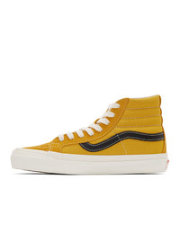 Vans Yellow And Black Og Sk8 Hi Lx Sneakers