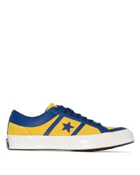 Converse Green Collegiate One Star Academy Suede Low Top Sneakers
