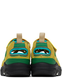 Suicoke Yellow Green Akk Ab Sneakers