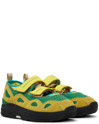 Suicoke Yellow Green Akk Ab Sneakers