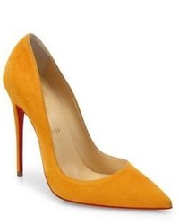 Christian Louboutin So Kate 120 Suede Point Toe Pumps