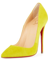 Christian Louboutin So Kate Suede 120mm Red Sole Pump
