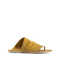 Yellow Suede Sandals
