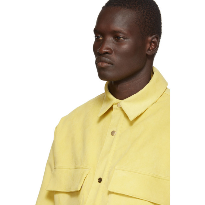 Fear Of God Yellow Ultrasuede Shirt, $997 | SSENSE | Lookastic