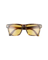 Tom Ford 56mm Square Sunglasses In Havanabrown At Nordstrom