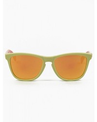 Oakley Aquatique Frogskins Fire Iridium Sunglasses