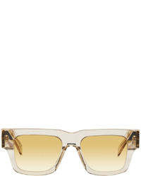 RetroSuperFuture Beige Mega Sunglasses