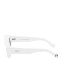 Loewe Black And White Paulas Ibiza Square Sunglasses