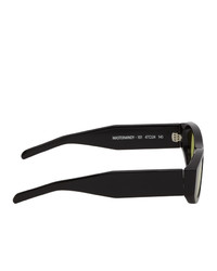 Thierry Lasry Black And Yellow Mastermindy Sunglasses