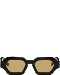 McQ Black Geometric Sunglasses