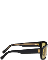 Dunhill Black Rectangular Sunglasses