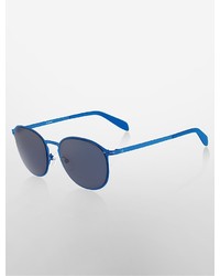 Calvin Klein Round Colorthin Sunglasses
