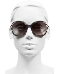Chloé Chloe Jayme 54mm Square Sunglasses Dark Grey