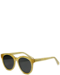 Elizabeth and James Foster Round Acetate Sunglasses Yellow