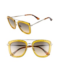 Jimmy Choo Glossy 53mm Square Sunglasses