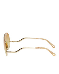 Chloé Gold Willis Sunglasses