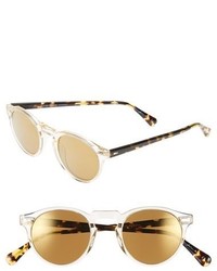 Oliver Peoples Gregory Peck 47mm Retro Sunglasses