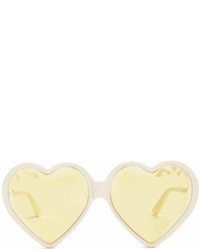 Gucci Heart Shaped Frame Tinted Sunglasses