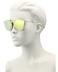 Illesteva Leonard Ii 50mm Mirrored Mask Sunglasses