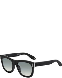 Givenchy Metal Rubber Square Sunglasses