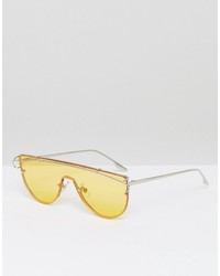 Jeepers Peepers Yellow Tinted Lens Visor Sunglasses