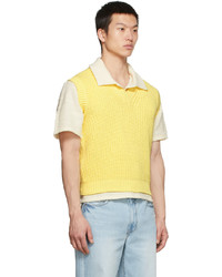 Recto Yellow Knit Vest