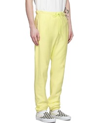 Advisory Board Crystals Yellow Cotton Lounge Pants