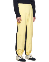 Marni Yellow Navy Cotton Lounge Pants