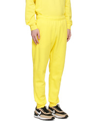 Nike Yellow Sportswear Club Lounge Pants