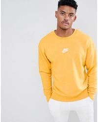 Nike Heritage Sweatshirt In Yellow 928427 752