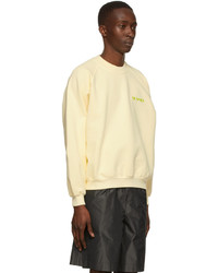 Sunnei Yellow Cotton Sweatshirt