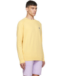 MAISON KITSUNÉ Yellow Fox Head Sweatshirt