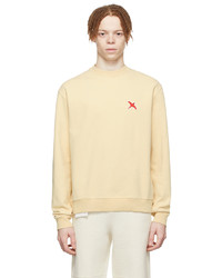 Axel Arigato Yellow Organic Cotton Sweatshirt
