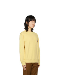 Carhartt Work In Progress Yellow Pocket Sweatshirt