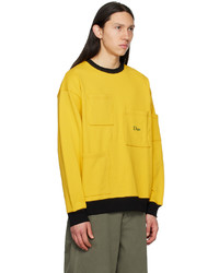 Dime Yellow Pocket Sweatshirt