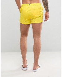 Pull&Bear Swim Shorts In Yellow