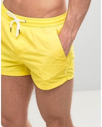 Pull&Bear Swim Shorts In Yellow