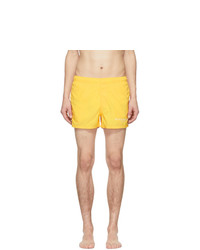Givenchy Yellow Logo Swim Shorts